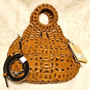 Patricia Nash Leather Ticci Flapover Crossbody